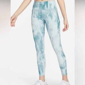 Women’s Nike Epic Luxe Blue Cloud Running Training Tights 7/8 - Size M *NWOT*